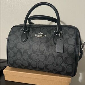 Rowan satchel in signature canvas